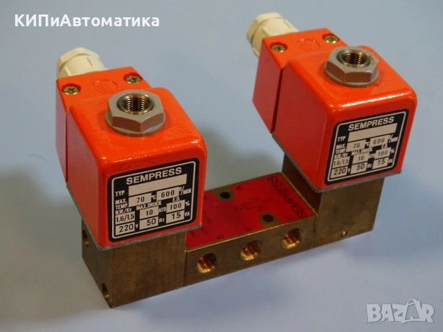 пневматичен вентил SEMPRESS VC 114 Pneumatic Valve 10Bar 220VAC, снимка 8 - Резервни части за машини - 54412218