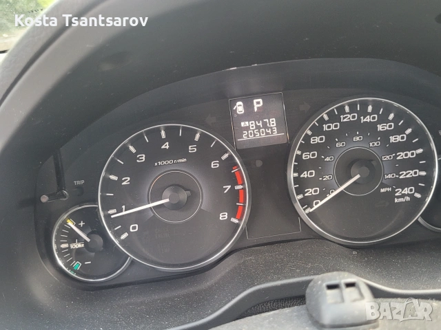 Субару легаси 2,5-2012-205043км, снимка 12 - Автомобили и джипове - 55136235