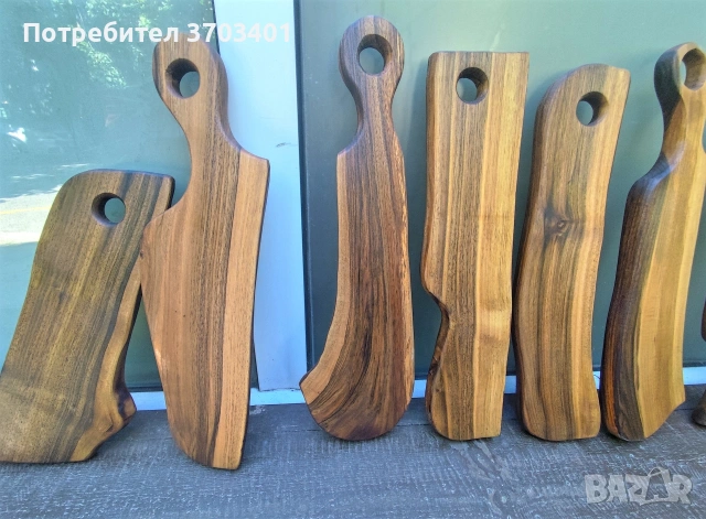 Малки дъскички за рязане от орех/дъб, снимка 2 - Аксесоари за кухня - 54809723