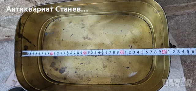 Масивен месингов съд , снимка 7 - Антикварни и старинни предмети - 55658480