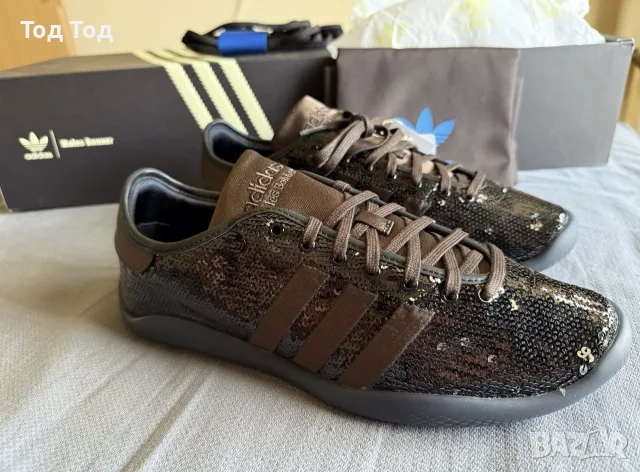 Adidas x Wales Bonner x Karintha Brown Sequins 43 1/3, снимка 2 - Маратонки - 55603661