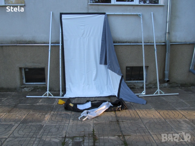 Проектор екран  - алуминиева конструкция, снимка 2 - Други стоки за дома - 54314940