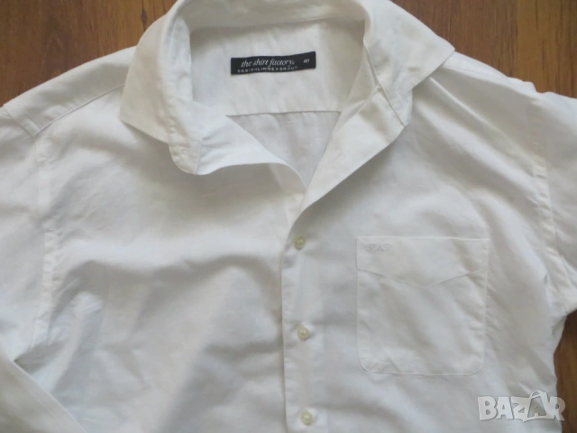 Мъжки ризи с дълъг ръкав лен и памук , снимка 6 - Ризи - 42483572