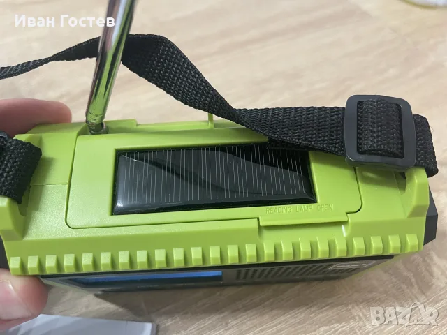 Многофункционално соларно аварийно радио ROCAM CR1009Pro DAB+/FM с динамо, фенер и Powerbank 5000mAh, снимка 3 - Радиокасетофони, транзистори - 55618839