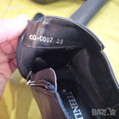 Дамски боти Botineli на ток 9см, снимка 5 - Дамски боти - 54316989