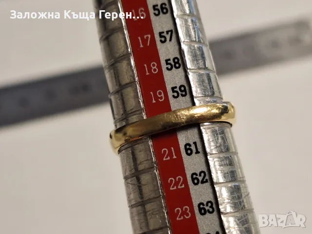 Дамски златен пръстен 4,54гр., снимка 2 - Пръстени - 55527601