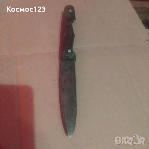 Стар кован овчарски нож, снимка 2 - Антикварни и старинни предмети - 55359901