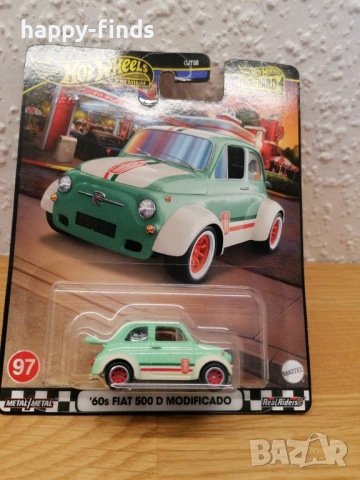 Hot Wheels `60s Fiat 500 D Modificado, снимка 2 - Колекции - 54444926