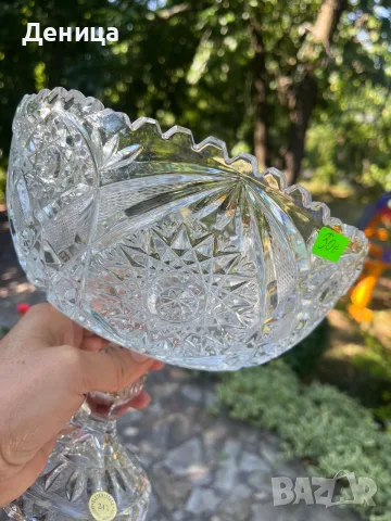 Масивна кристална купа, снимка 10 - Други - 55316644