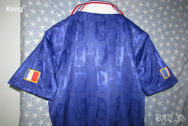 винтидж фланелка FRANCE Euro 1996 Adidas Zidane  футболна тениска Левски Южна Африка Адидас Франция, снимка 18 - Футбол - 55079321