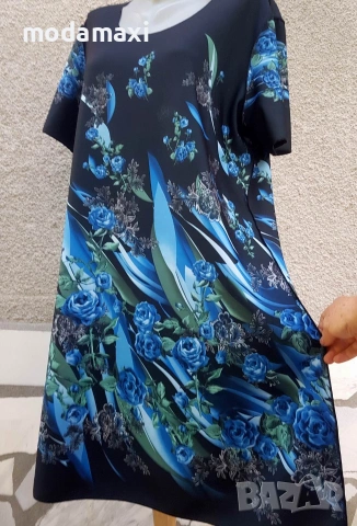 3XL+ Нова рокля с две лица , снимка 10 - Рокли - 54981378