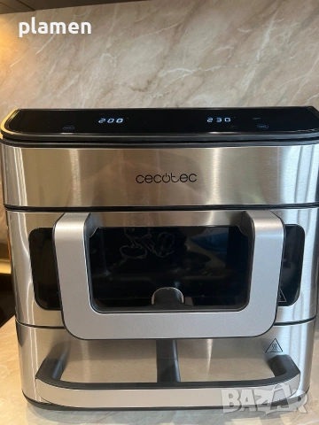 Еърфраер +фурна за пица с камък Cecotec Cecofry, снимка 2 - Други - 54275402