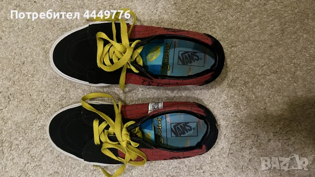 Vans The Simpson edition кецове, снимка 4 - Кецове - 55344674