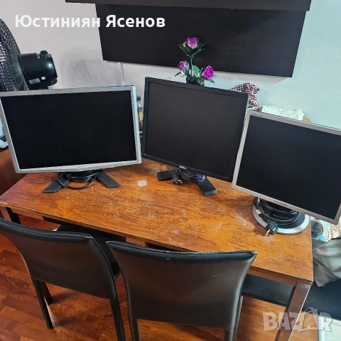 3 работещи монитора Acer, Dell и Samsung - DVI/VGA, снимка 2 - Монитори - 48696556