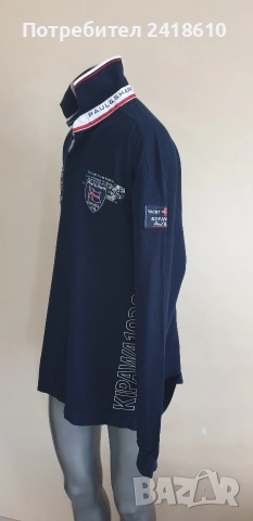 Paul & Shark KIPAWA Made in Italy Cotton Mens Size 3XL ОРИГИНАЛ! Мъжка Блуза., снимка 8 - Блузи - 54874088