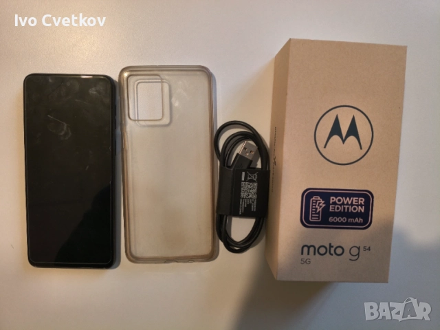 Продавам Motorola Moto G54 5G power edition, 12+256 GB, цвят Midnight Blue, снимка 3 - Motorola - 54491931