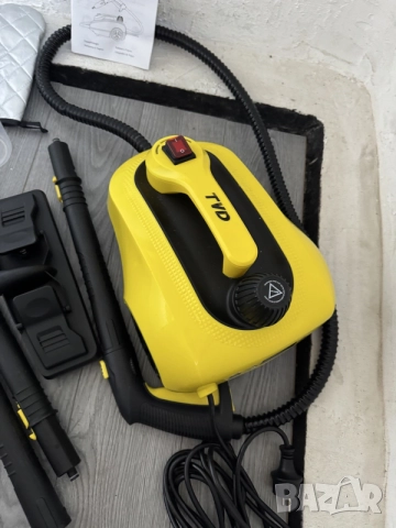 Мултифункционална Парочистачка TVD Steam Cleaner 1.53L Голяма Силна Пароструйка, с Много Аксесоари!, снимка 2 - Парочистачки и Водоструйки - 55695662