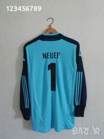 Germany Neuer Adidas оригинална вратарска фланелка екип тениска Германия Нойер 