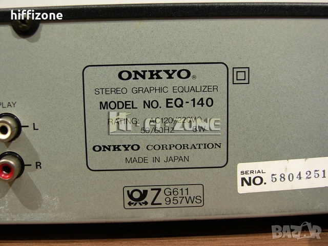 ЕКВАЛАЙЗЕР   Onkyo eq-140 /1, снимка 8 - Еквалайзери - 55047547