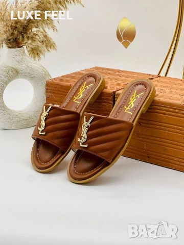 YVES SAINT LAURENT 💎Дамски Чехли 36-41н , снимка 2 - Чехли - 54045231