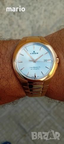 edox 42mm автоматик, снимка 3 - Мъжки - 55153583