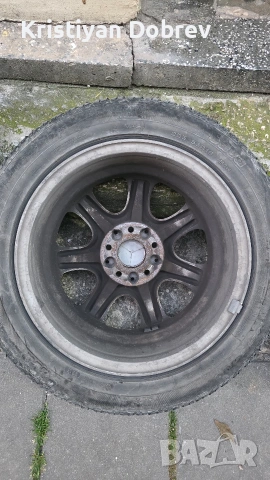 Оригинални джанти за Мерцедес/Mercedes 16" 5x112 - 6.5J ET32 с гуми (2 зимни + 2 летни), снимка 8 - Гуми и джанти - 55018192