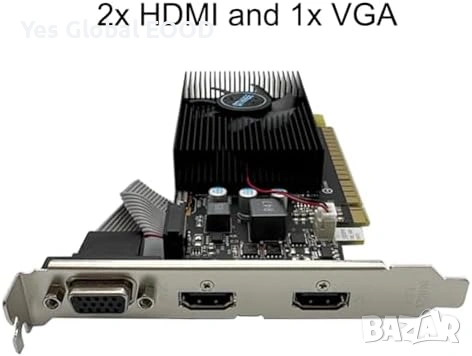 QTHREE GT 730 4GB DDR3 128-bit Dual HDMI Low Profile, снимка 4 - Видеокарти - 55016627