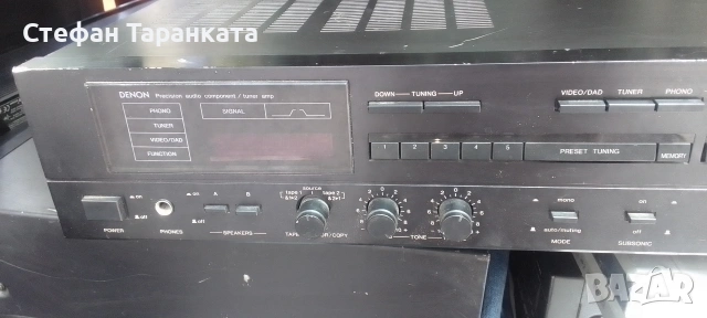 Усилвател със радио тунер DENON , снимка 2 - Ресийвъри, усилватели, смесителни пултове - 54714197