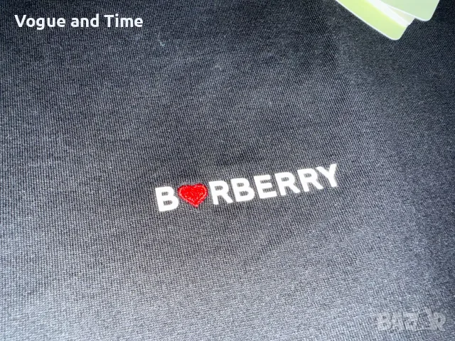 Тениска Burberry EKD Heart, снимка 3 - Тениски - 55486271
