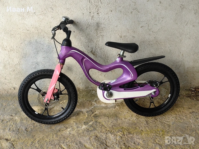 детски велосипед 16 цола с дискови спирачки , снимка 7 - Велосипеди - 54344831