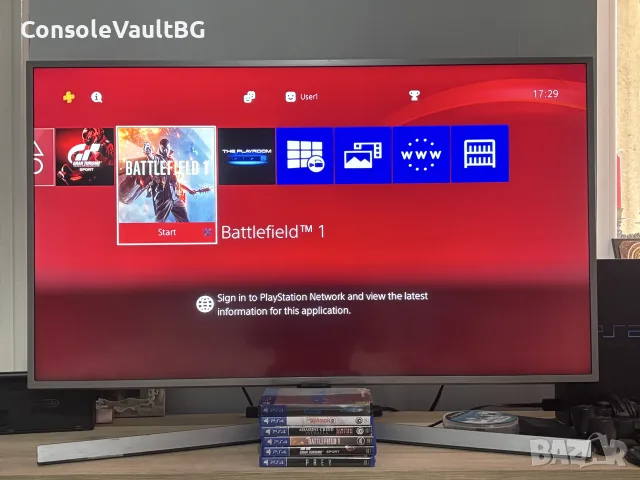 PlayStation 4 – 500GB | Нова термопаста Arctic MX-6 + 5 игри, снимка 3 - PlayStation конзоли - 55656171
