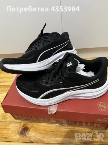 Продавам Puma Skyrocket Lite 2,носени 1 път,Размера е 40.5 няма такъв номер тук ,за да го опиша., снимка 4 - Маратонки - 55696394
