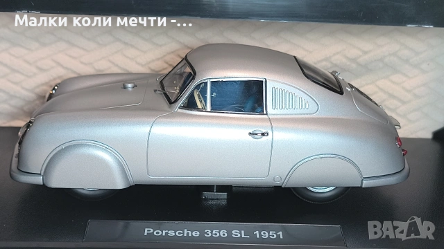 метална кола Porsche 356 SL - 1951г.  Мащаб 1:18