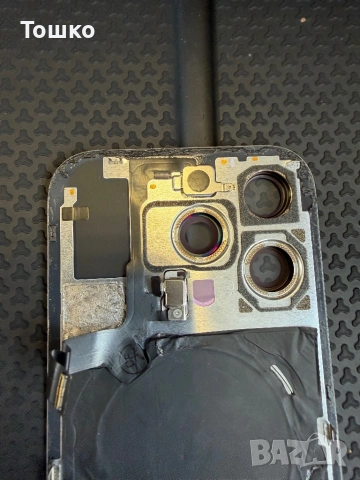 iPhone 16 Pro natural titanium задно стъкло 100% оригинално!, снимка 2 - Резервни части за телефони - 54367759