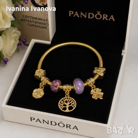Дамски гривни тип Pandora – избери 3 за 30 €, третата подарък, снимка 3 - Гривни - 55622919