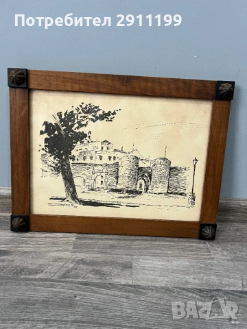 Антикварна картина, 6 бр., снимка 4 - Картини - 54243082