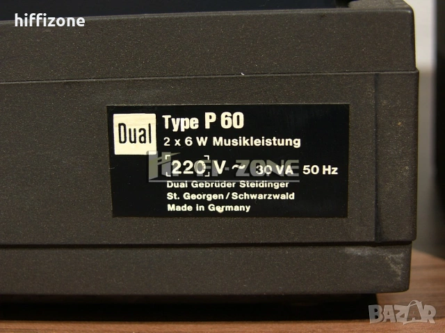 Грамофон Dual p60, снимка 14 - Грамофони - 54749115