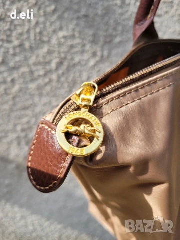 Longchamp Original 100% Кожа Страхотен голям сак, снимка 16 - Сакове - 49463627