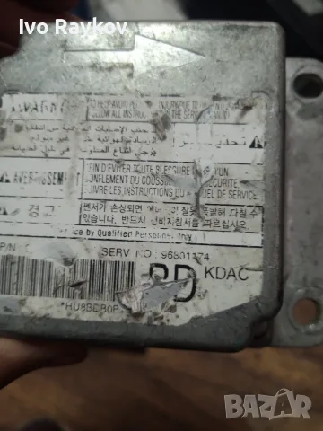 Airbag Модул за Chevrolet MATIZ (2005 - 2010) 96801174 , снимка 3 - Части - 55504621