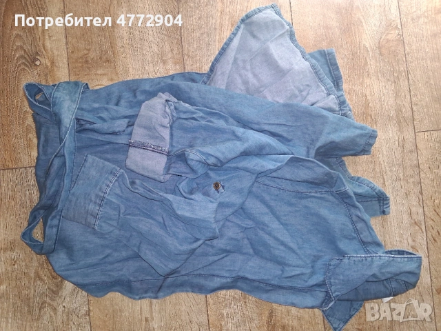 р-р 42 дънкена рокля, снимка 4 - Рокли - 54853904