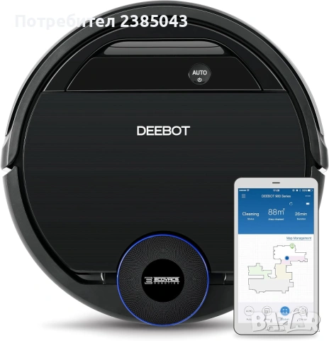 Ecovacs Deebot OZMO 930 Smart смарт пархосмукачка/моп, снимка 6 - Прахосмукачки - 54304430