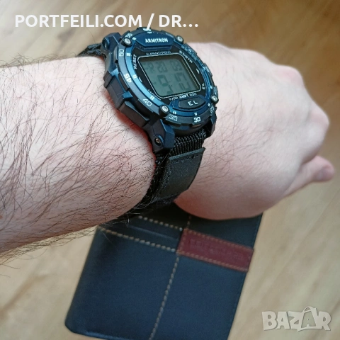ARMITRON USA, син, чисто нов, супер подсветка и добра алтернатива на Casio, снимка 13 - Мъжки - 54245111