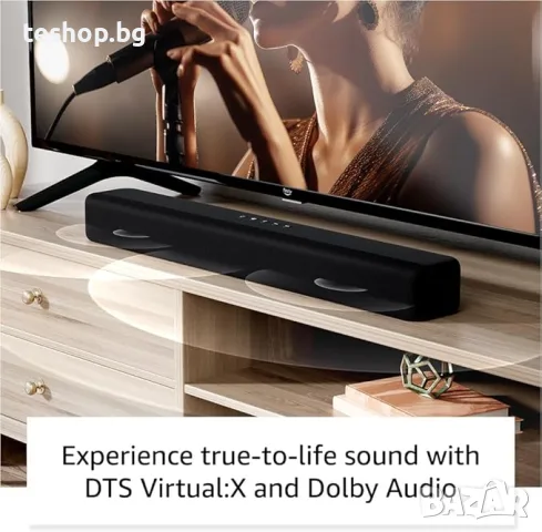 Саундбар 2.0 високоговорител с DTS Virtual:X и Dolby Audio, Bluetooth свързаност