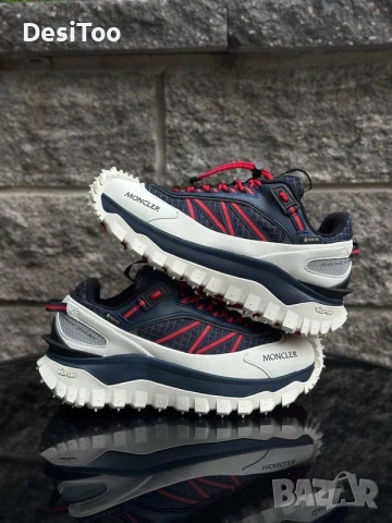 Moncler Trailgrip GTX - White&Blue , снимка 7 - Маратонки - 54324083
