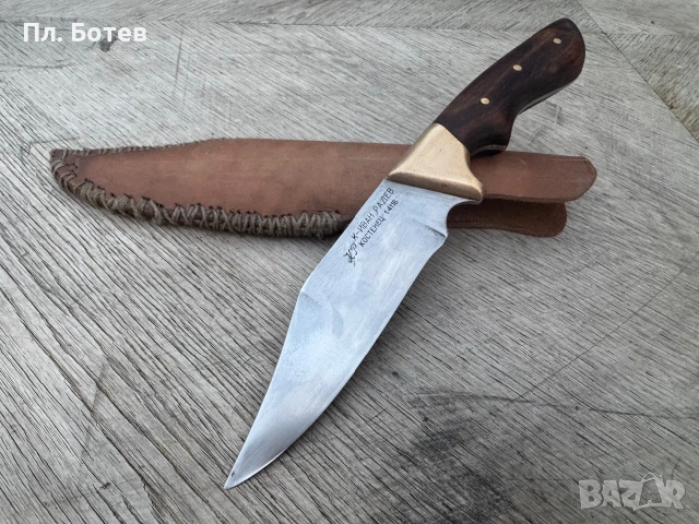 Български нож. Иван Радев. Костенец, снимка 3 - Ножове - 55238909