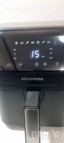 Еър Фрайър Фритюрник Rachs Kochwerk 4L дигитален фритюрник с горещ въздух, снимка 3 - Фритюрници - 54606685
