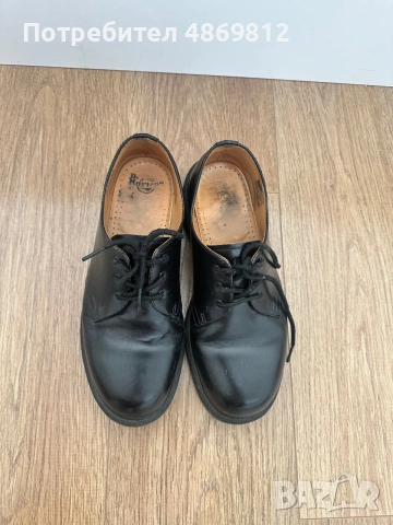 Оригинални кожени обувки Dr. Martens 1461, естествена кожа, Номер 42, снимка 2 - Официални обувки - 55079250