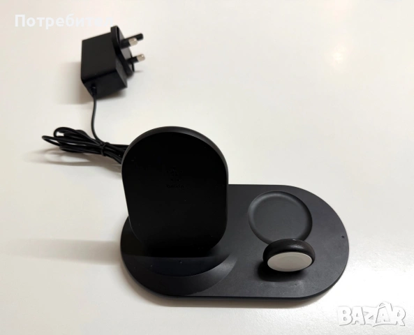 Оригинална Поставка Зарядно Belkin Apple Watch Телефон, снимка 3 - Оригинални зарядни - 55072695