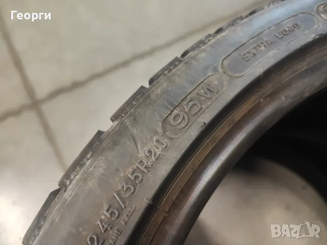 2бр.зимни гуми 245/35/20 Michelin, снимка 6 - Гуми и джанти - 55691160