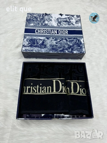 плажни кърпи 90×50см 70×140см 2 броя в кутия Christian Dior Versace Calvin Klein Louis Vuitton , снимка 10 - Хавлиени кърпи - 55217763